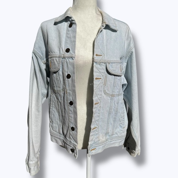 VTG 90s Hard Rock Cafe Jean Jacket S  Honolulu Grunge Streetwear Y2K Graphic - Picture 6 of 11